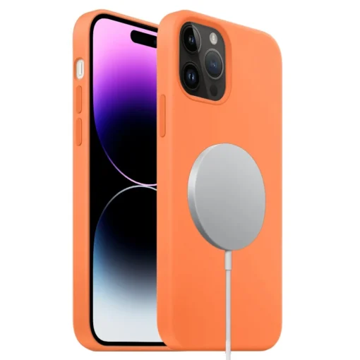 iPhone 15 PRO MAX MagSafe umbris pehmest silikoonist Oran